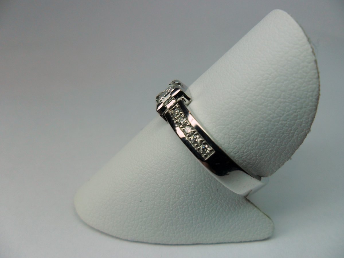 Princess Rail Ring Witgoud